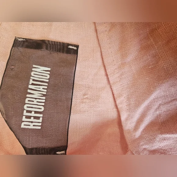 Reformation - Women's Pink Crop Top with Chic Design Sz XS - Picture 7 of 8